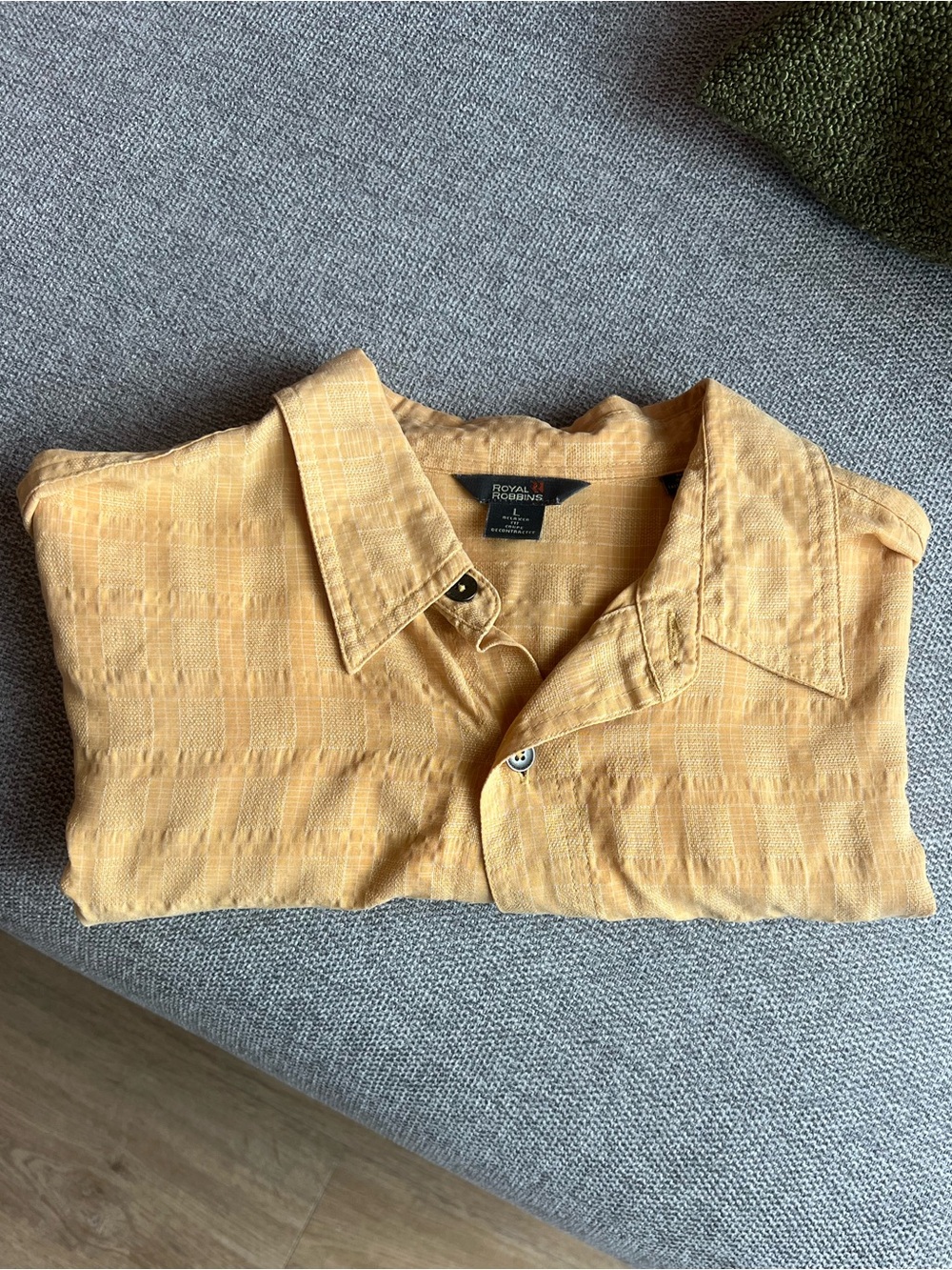 Royal Robbins Yellow Men's Dress Shirt